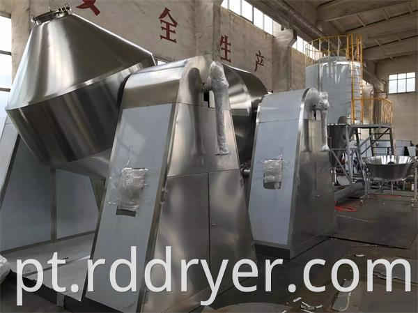 Batchwise Rotary Vacuum Dryer with Toxic Gas Recovery